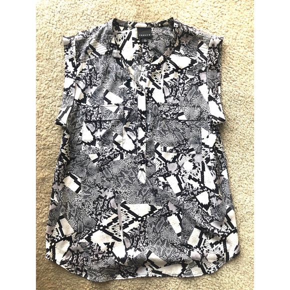 TROUVE Snake-print Blouse Size Small NWOT! - Picture 6 of 10